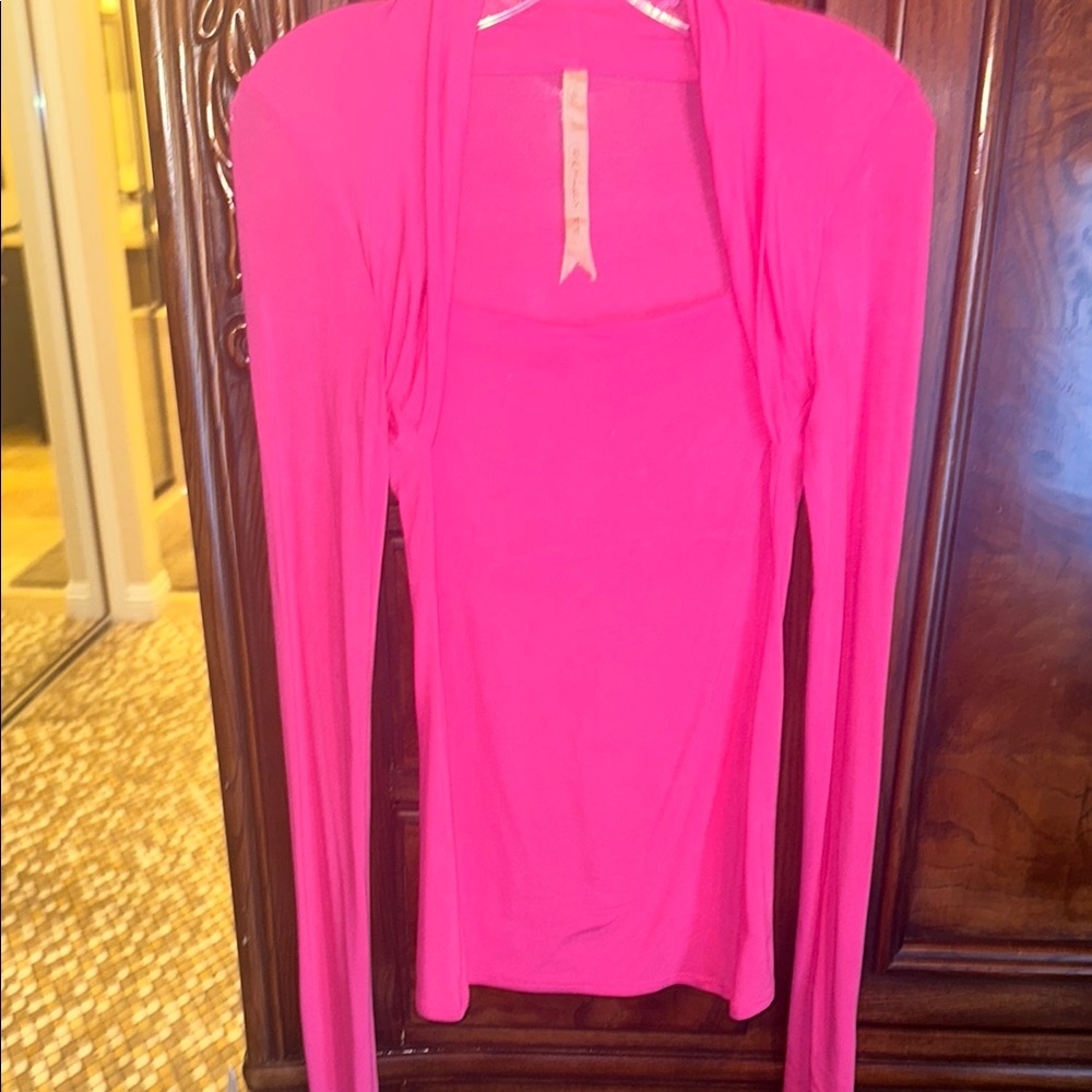 Pink Long Sleeve Women's Top